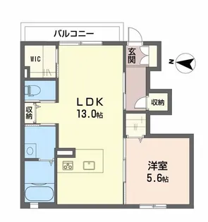 シャーメゾン来住【1階】の間取り