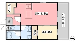 ANNEX Rainbow Tower【501号室】の間取り