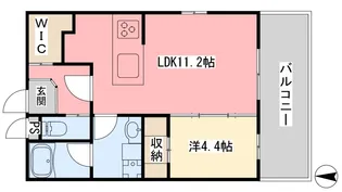 ANNEX Rainbow Tower【601号室】の間取り