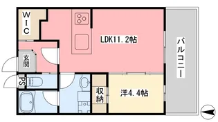 ANNEX Rainbow Tower【701号室】の間取り