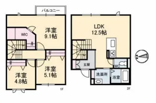 3LDKの間取り画像