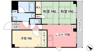 エミネントハイツ【306号室】の間取り
