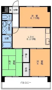 レジデンス松本【3階】の間取り