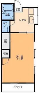 サンクレスト枝松【2階】の間取り