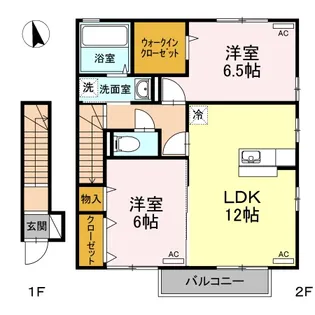 バリュアブル A棟【202号室】の間取り