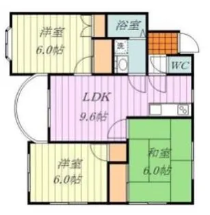 別府ハイツ【201号室】の間取り
