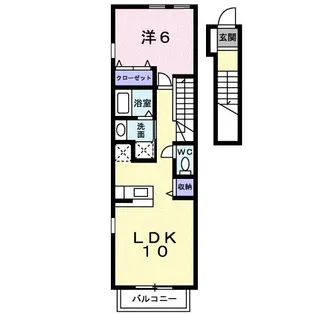 モダン【2階】の間取り