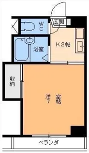 サンクオーレ古町【3階】の間取り