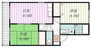 グランドール安田C棟【103号室】の間取り