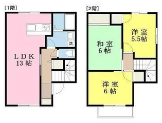 ファミール姫原【B101号室】の間取り