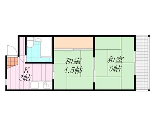 三番町ハイツ【908号室】の間取り