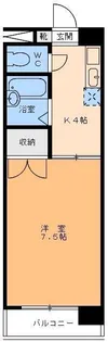 1Kの間取り画像