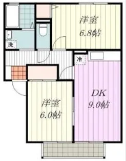 2DKの間取り画像