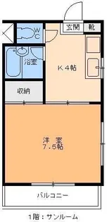 プレアール味酒【3階】の間取り