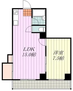 マツケンビル【4階】の間取り