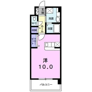 プリムローズ小坂【2階】の間取り