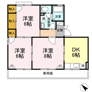 メゾン・エントピアⅠ【1階】の間取り