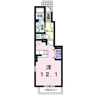 カーサ・ミトモⅡ【1階】の間取り