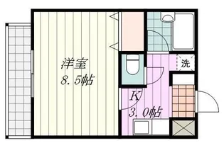 リベラル余戸【1階】の間取り