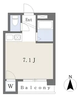 EITO CHIFUNE【402号室】の間取り