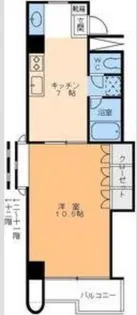 サンインテグラル道後【2階】の間取り