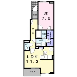 アーク・ガーデンB【1階】の間取り