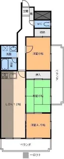 3LDKの間取り画像