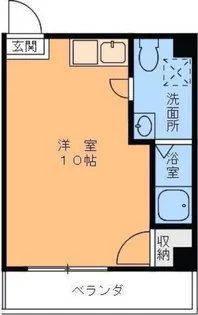 花繁ビル【4階】の間取り
