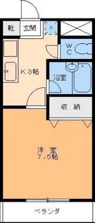 Selene壱番館【1階】の間取り