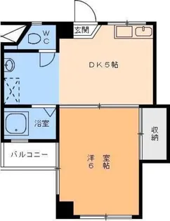 三和マンション末広【3階】の間取り