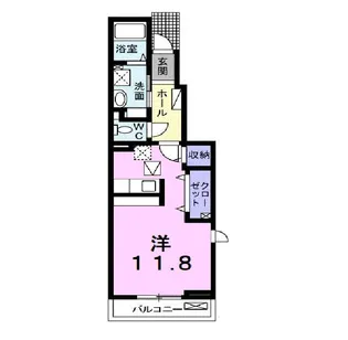 リトモ フェリーチェ Ⅵ【1階】の間取り