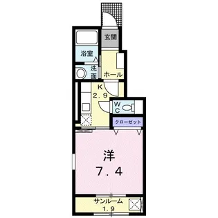 アクティブシティ【1階】の間取り