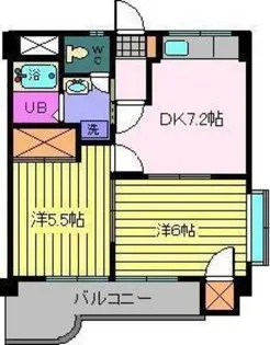 ファミール スクウェア【201号室】の間取り