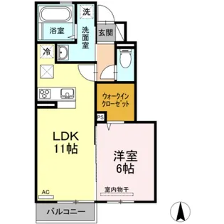 セントレMK【1階】の間取り