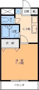 Selene壱番館【107号室】の間取り