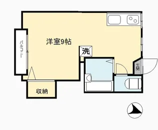 セフィラEDO【207号室】の間取り