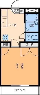 ファミール北代Ⅱ【3階】の間取り