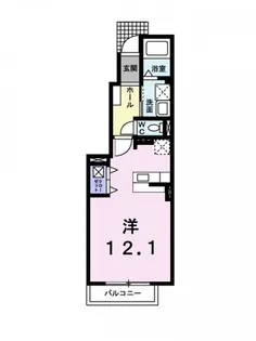 カーサ・ミトモⅡ【1階】の間取り