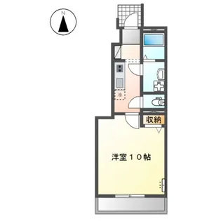 パートリア天山【101号室】の間取り