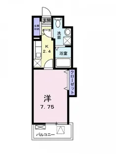 アプレザンレーヴ【1階】の間取り