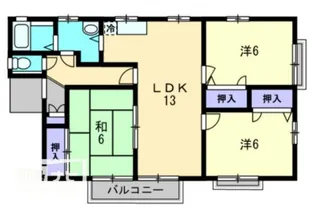 ディアス志津川【101号室】の間取り
