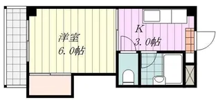 リバティ立花【305号室】の間取り