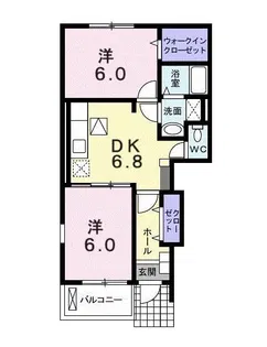 アルク トルースB【1階】の間取り