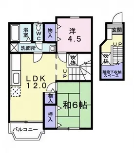 グリーングラス【2階】の間取り