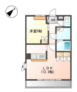 パシフィックヒルズ本郷【2階】の間取り