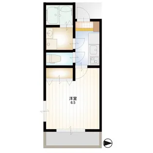 プルーマ武蔵野Ⅱ【102号室】の間取り