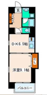 宮城県仙台市青葉区上杉1丁目【マンション】の間取り