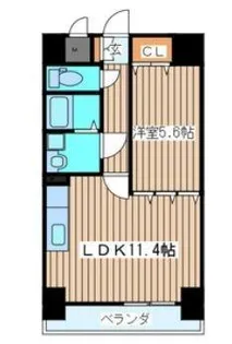 宮城県仙台市青葉区本町3丁目【マンション】の間取り