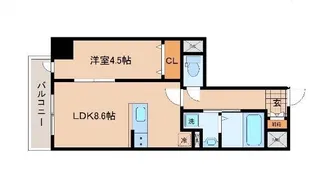 宮城県仙台市青葉区錦町1丁目【マンション】の間取り