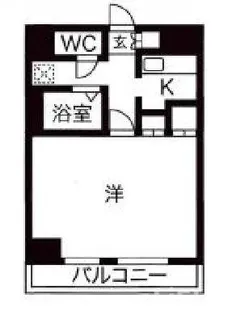 宮城県仙台市若林区清水小路【マンション】の間取り